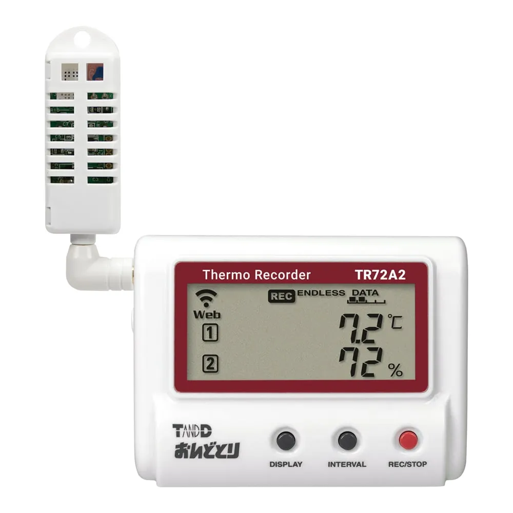 6-8030-41 Temperature and humidity recorder Ondotori (wireless LAN) TR72A2