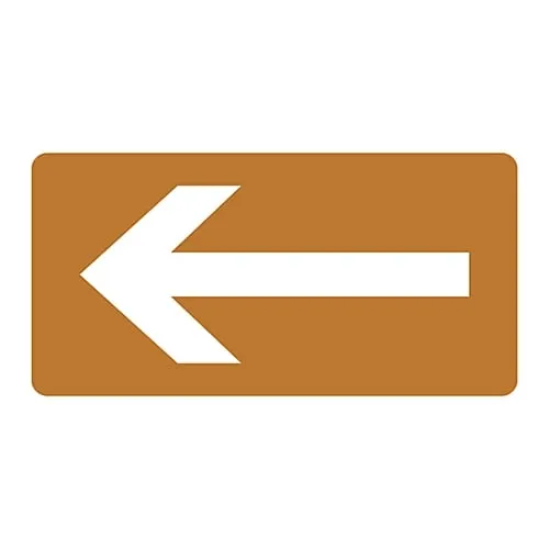 61-3404-27 JIS Pipe Identification Clarifying Sticker