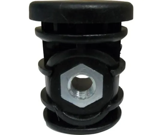 64-4998-88　［Discontinued］Black with Nut for Resin Cap Round Pipe 32, 2 pcs　AC361K2