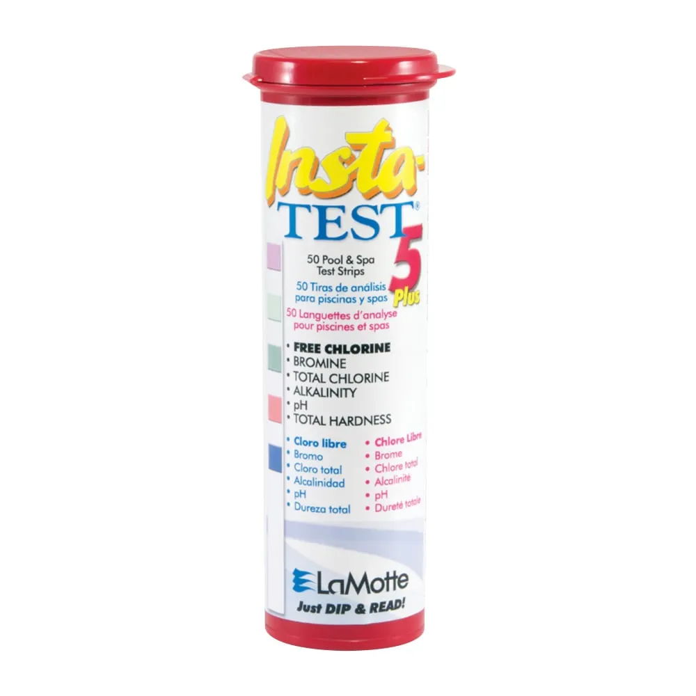 4-4754-03 Test paper for pool Insta-TESTR Free chlorine, bromine, total chlorine, alkalinity, total hardness 2977-ML-BC-12