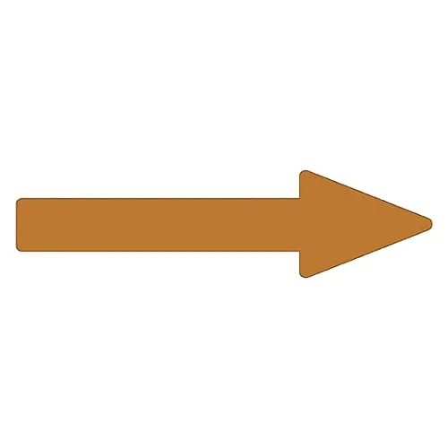 61-3408-87 Direction Indication Sticker For Identifying Tube -> (Brown) Arrow Sticker 57 193157