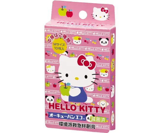 69-3150-98 Oak Cuban Eco Character (Hello Kitty A) 1 Box (10 Sheets x 10 Pieces) OQEKT10KA