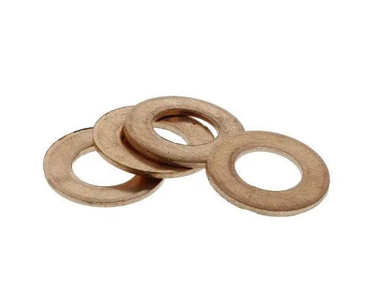 63-4601-35 Copper Plain Washer, 0.8mm Thickness, M6 293-195