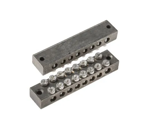 63-4619-86 RS PRO 8 Way Screw Down Double Screw, 86mm Length 0 → 16 AWG 425-550