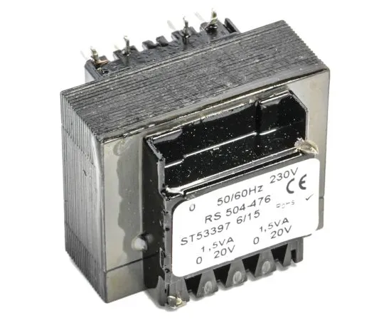 63-4636-57 6V ac 2 Output Through Hole PCB Transformer, 3VA 504-381