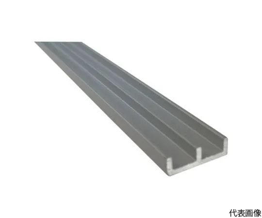 64-5010-76 Aluminum Mall E Type Rail Bottom 12 x 3.5 Silver 2 m FM181SL