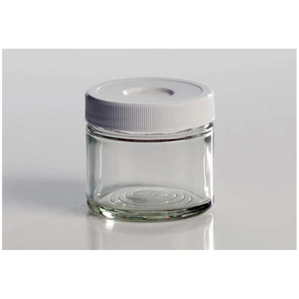 4-4811-02 Bottle with Septum/Wide Mouth 60 mL Level 2 Transparent 24 Pieces 2114-S002