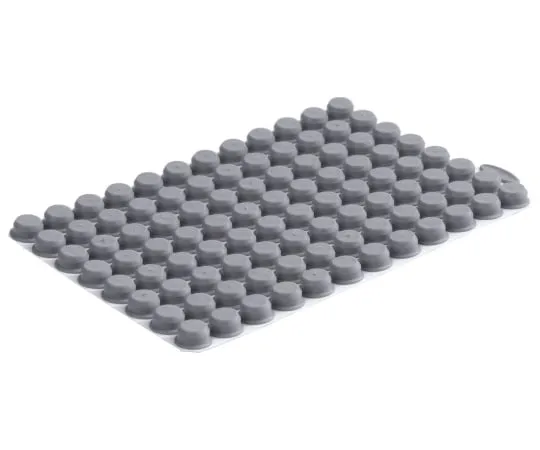 4-1087-17 Push Cap for 96 well format 96 well Plate Integrated Gray MP53084