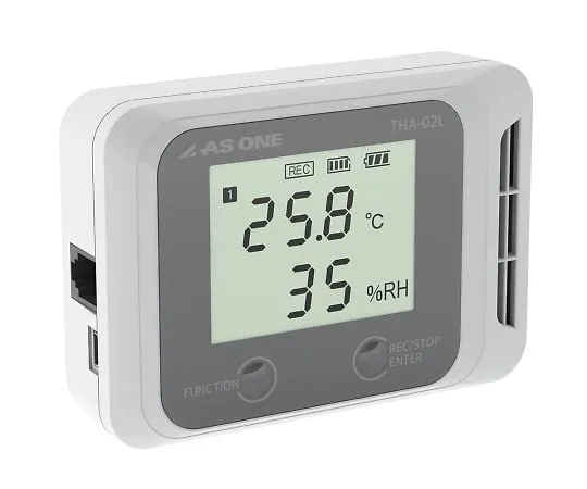 4-793-01 Digital Temperature And Humidity Logger (Large Monitor Memory Type) THA-02L