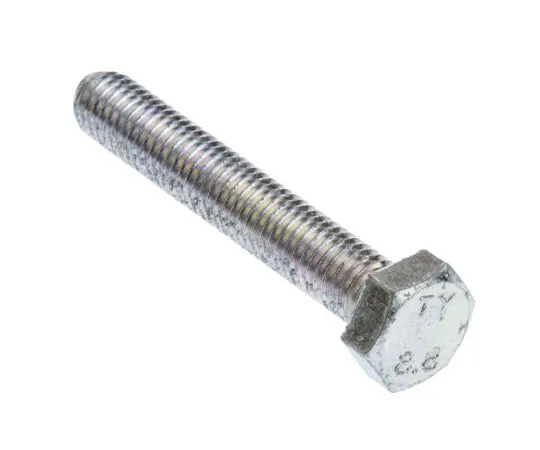 63-4639-82 Zinc plated & clear Passivated Steel Hex M8 x 50mm Set Screw 527-549