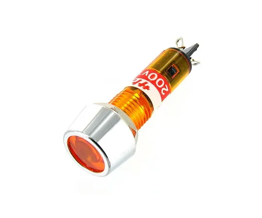 63-3168-29 Neon Bracket Cylindrical with Hood 200 V to 250 V AC Orange BN-35-2-OR