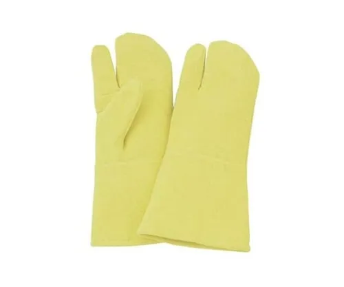 61-4696-28 Heat Resistant Glove (300℃ Correspondence) Three-Toed Type, Long MT718