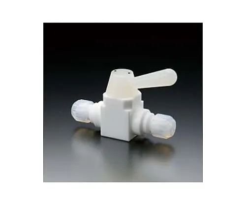 61-3538-35　［Discontinued］Fluorocarbon Resin Two-Way Ball Valve Connection Type 6φ　NR1667-01