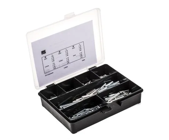 63-4607-65 600 piece Galvanised Steel Metric Spring Tension Pin Kit 374-064