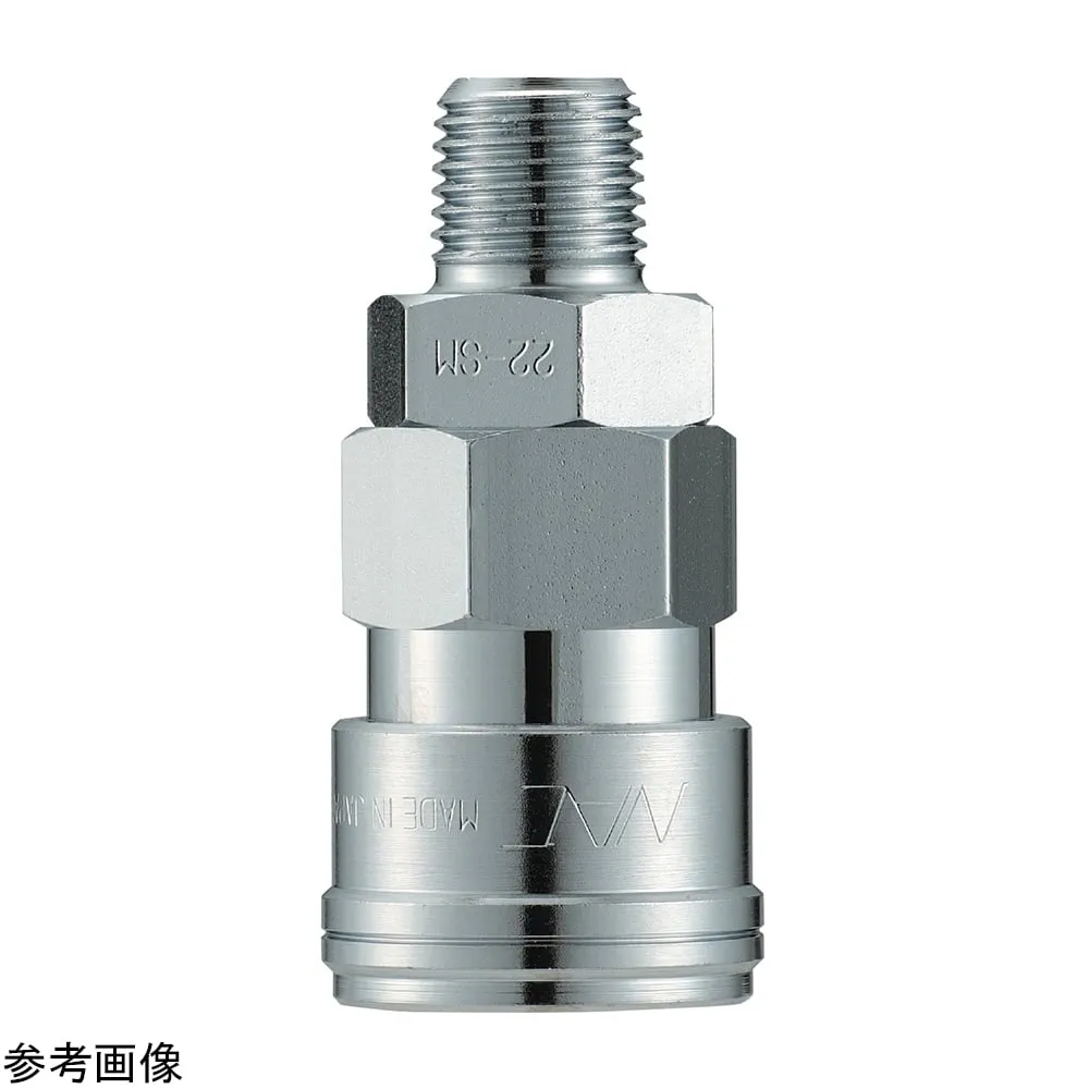 4-4728-01 Quick coupling (steel, socket) male threaded R 1/4 CAL22SM