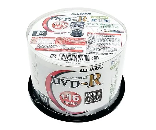 3-664-03 DVD-R CPRM 50 Pieces Spindle ACPR16X50PW