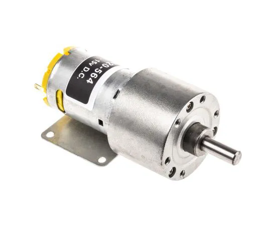 63-4619-20 RS PRO Brushed Geared DC Geared Motor, 7.9 W, 6 → 15 V, 9 Ncm, 617 rpm, 6mm Shaft Diameter 420-564
