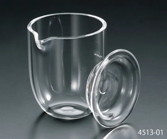 1-1302-04 Quartz Crucible (Platinum Crucible Type, with Cover) 50mL 4513-04