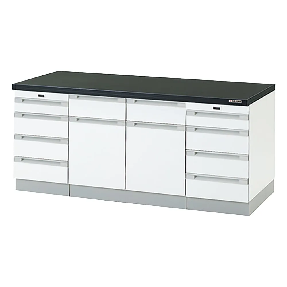 3-2005-21 Side Laboratory Bench (Wooden Type With Sliding Shelf) 1800 x 750 x 800mm SOA-1875SD
