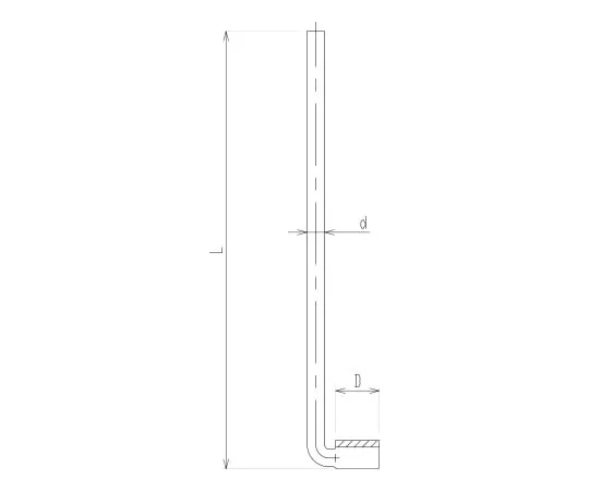 63-2587-34 Gas Injection Pipe with Filter Plate (bent Tube) 3902-151