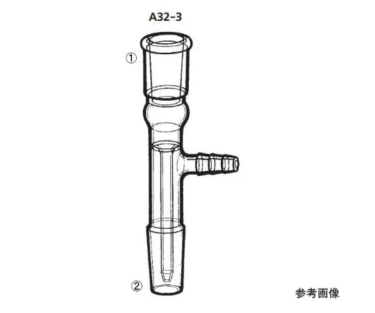 64-1061-91 Vertical suction adapter A32-3-1