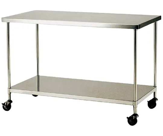 64-0786-81 Stainless steel workbench with casters (for light loads) CWT-T9045D