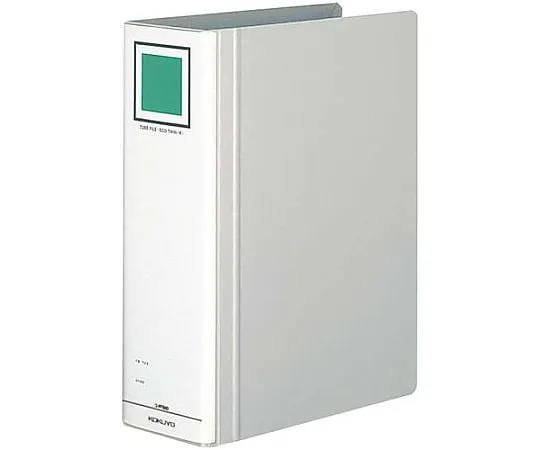 61-0545-30 Tube File (Type S) A4 Vertical 80mm Binder 2 Holes Silver フ-RT680C