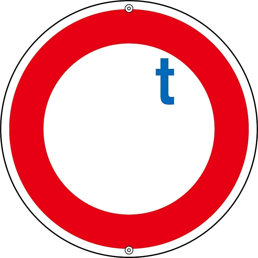 61-3392-71 Road Sign T Road 320 - (1) 133201