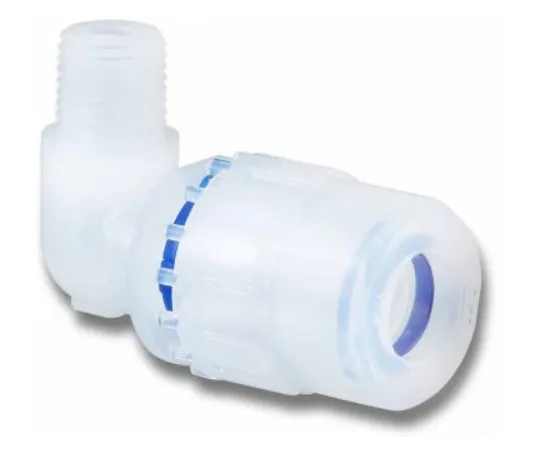 62-1058-22 Fluorocarbon Resin PFA Joint Male Elbow ME-H2-N2