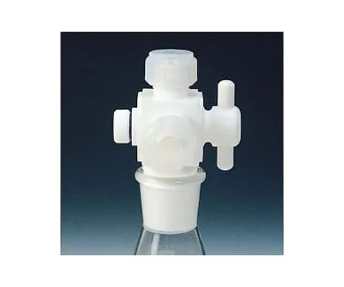 61-3531-11 Fluorocarbon Resin Three-Way Valve Connection Type Adapter 6φ x TS 15/25 NR0096-01