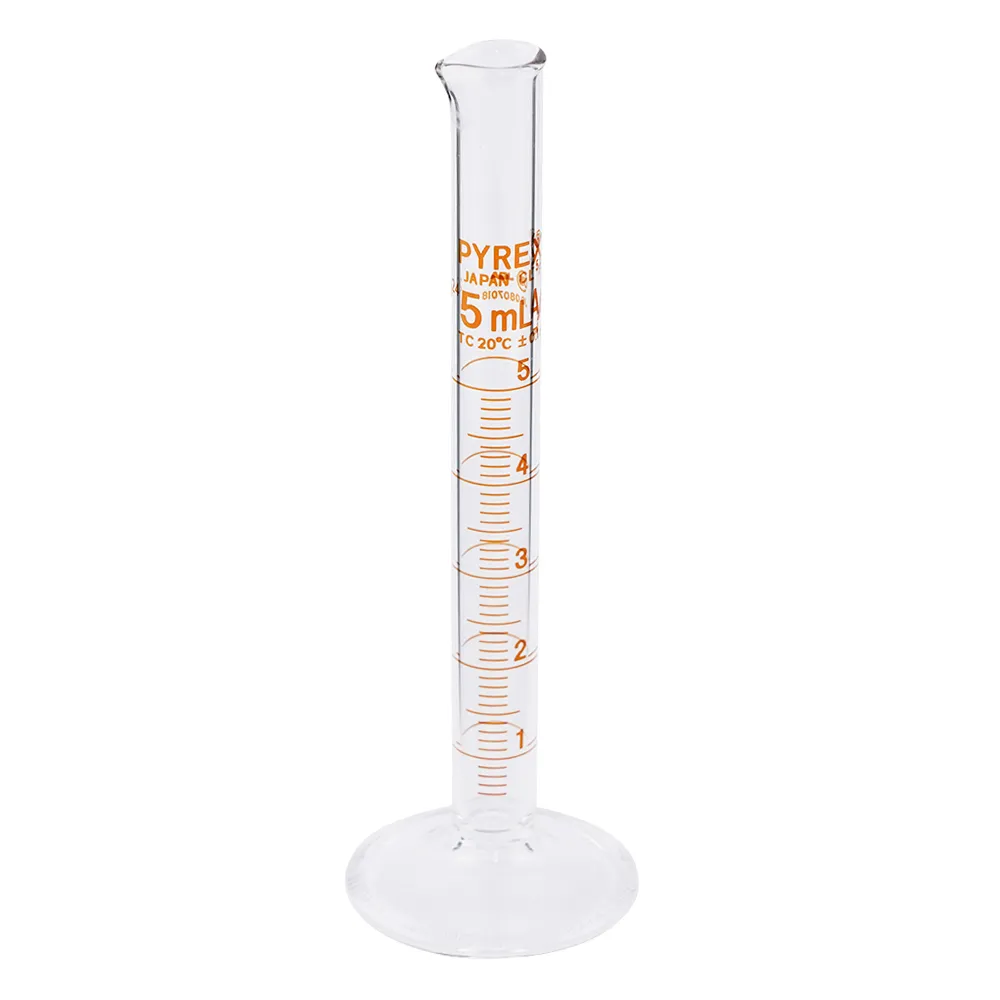 62-4865-16-56 PYREXR JIS Graduated Cylinder 5mL with English Calibration Certificate 3022JIS-5