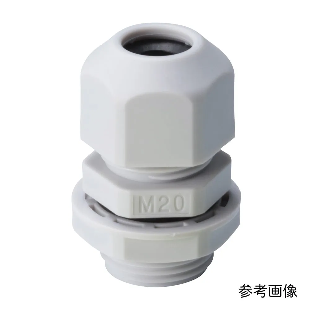 3-995-01 M Screw Cable Gland (RM Type) Light Gray 1 Piece RM8L-2.5S