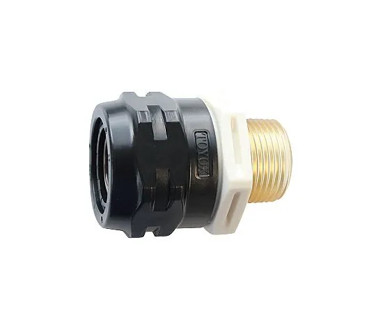 65-0878-96 Toyo Connector TC3-PC Applicable Hose 9 mm Joint standards R 3/8 TC3-PC9-R38