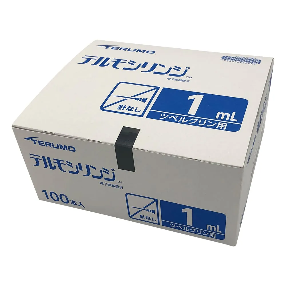 1-4908-01 Terumo Syringe 1mL for Tuberculin Slip Tip White SS-01T