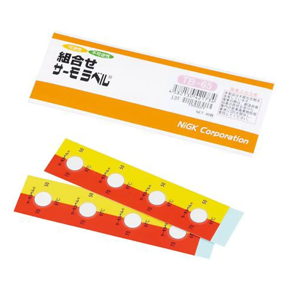 1-5616-07 Combination Thermo Label ® (Irreversibility/Reversibility) 40 Pieces TB-65