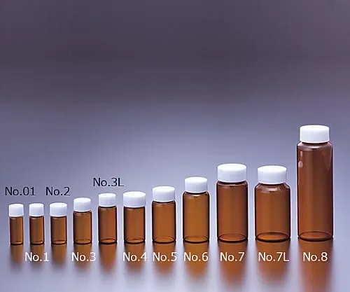 61-0144-23 FC Screw Tube Bottle Amber 100 Pcss 3.5mL