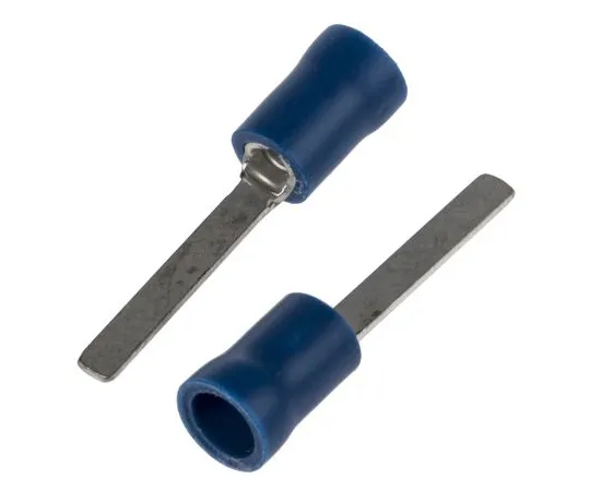 63-4641-70 RS PRO Insulated Crimp Blade Terminal 18.1mm Blade Length, 1.5mm² to 2.5mm², 16AWG to 14AWG, Blue 534-654