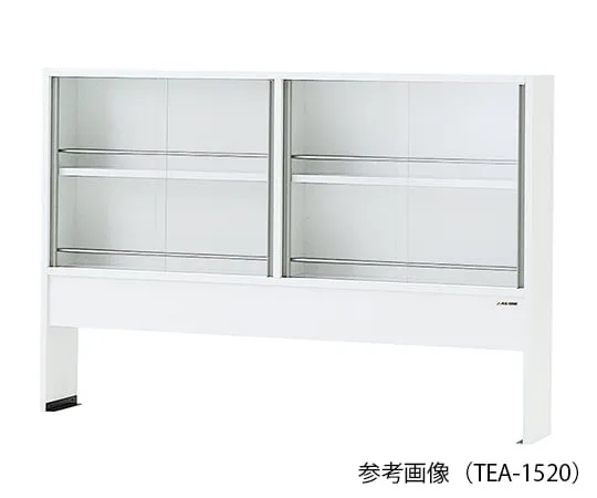 3-5778-15 Reagent Shelf (for Side Laboratory Table, with Glass Door) 900 x 300 x 1000 mm TEA-930