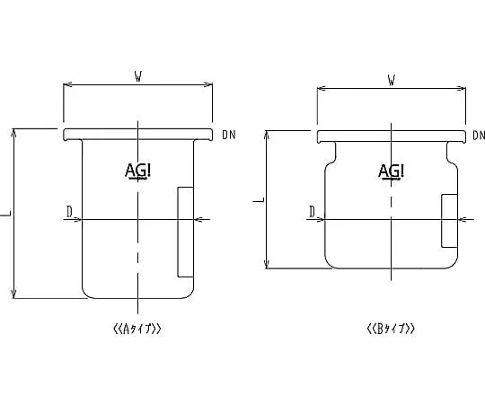 61-4717-75 Flat Bottom Separable Reaction Vessel with Stirring Baffle 3022-03/85A-A