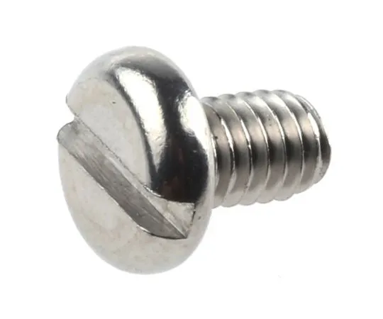 63-4639-58 RS PRO, M4 Pan Head, 6mm Stainless Steel Slot A2 304 Plain 527-016