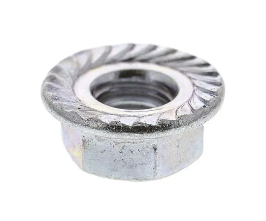 63-4598-89 11.8mm Bright Zinc Plated Steel Hex Flanged Nut, M5 275-535