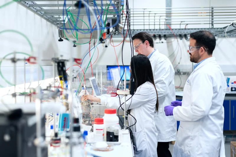 Laboratory equipment display