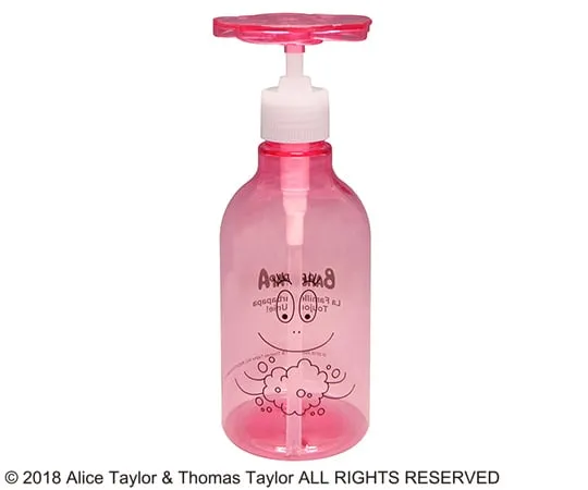 62-9959-88　［Discontinued］One-push dispenser Pink & Black　ST-PBP0001