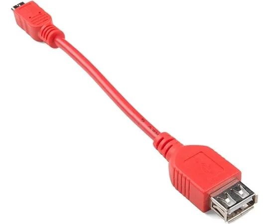 67-0420-33 Pi Zero Micro USB to USB A socket - 5in CAB-14276