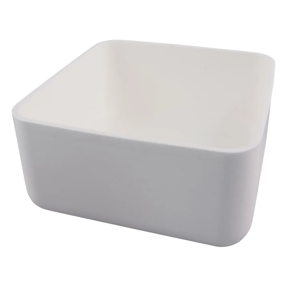 1-1736-05 Alumina Container for Burning Square Crucible 200 Square x 100mm SSA-T200