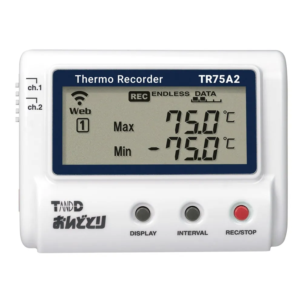 4-1099-11 Temperature recorder device (wireless LAN) TR75A2
