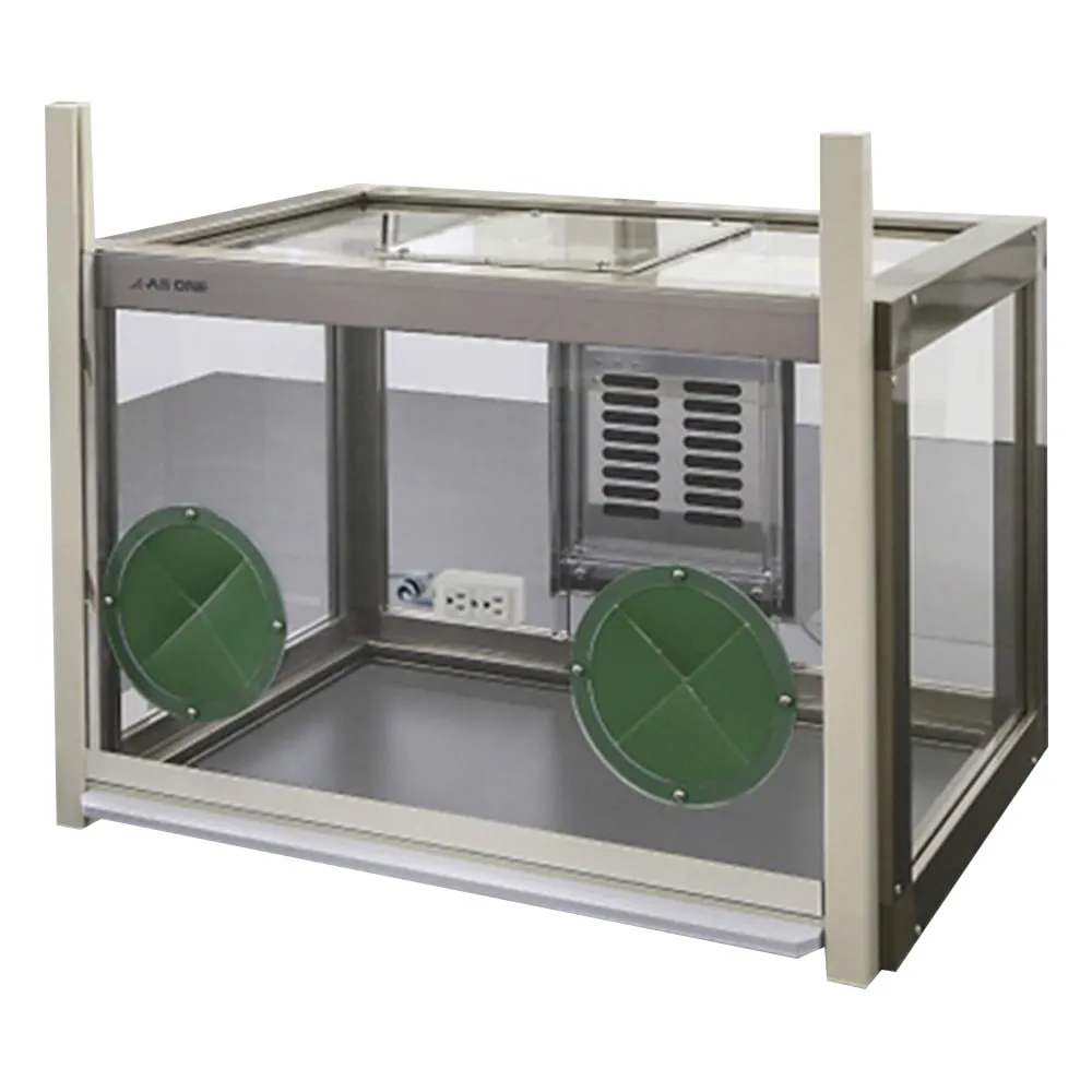 1-5882-24 Fume Hood for Measuring Powder (With Hand Window) FKD-600ADWC