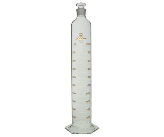 61-4413-92-57 Graduated Cylinder with Plug Supergrade 2L Chinese Calibration Certificate 023550-20001