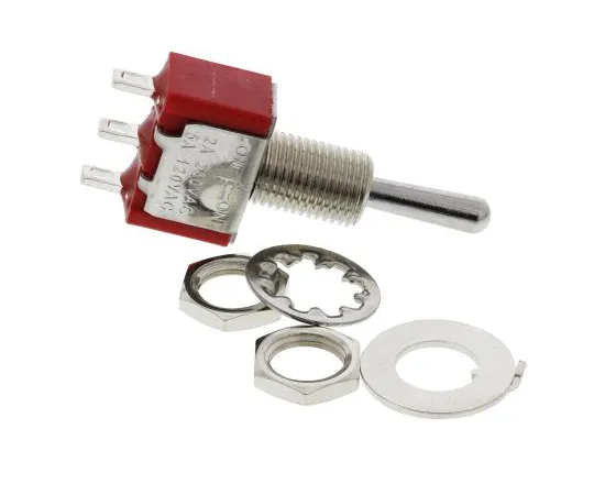 63-4610-99 RS PRO SPDT Toggle Switch, On-Off-On, Panel Mount 394-465