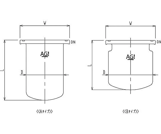 61-4718-41 Separable Reaction Vessel with O-Ring Groove 3026-03/85A-G